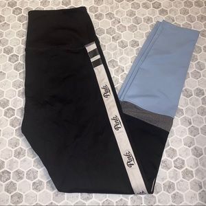 Victoria’s Secret Black and Blue Leggings